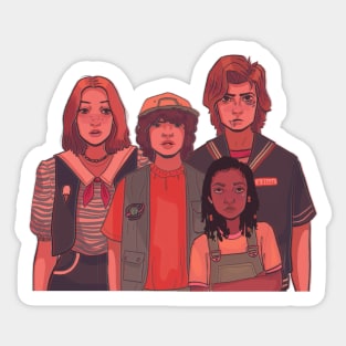 Scoops Troop Group Sticker